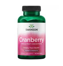 Концентрат цілих фруктів журавлини Cranberry Whole Fruit Concentrate Super Strength 420мг - 60 капсул