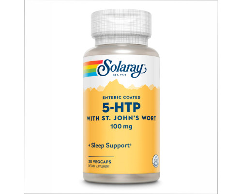 Guaranteed Potency 5-HTP + St. John's 100mg - 30 vcaps