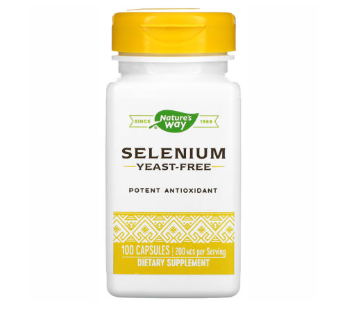 Selenium 200 mcg Nature's Way - 100 caps