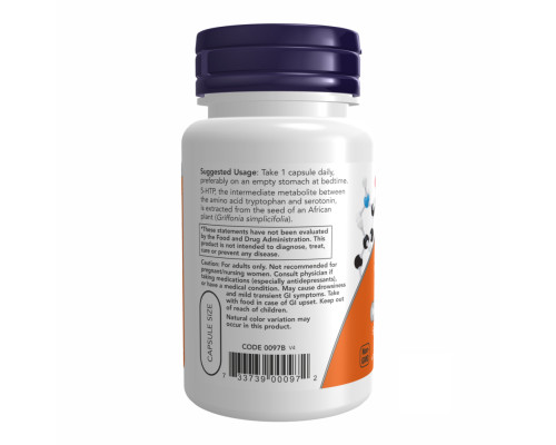 5-HTP 50mg Now Foods - 90 vcaps