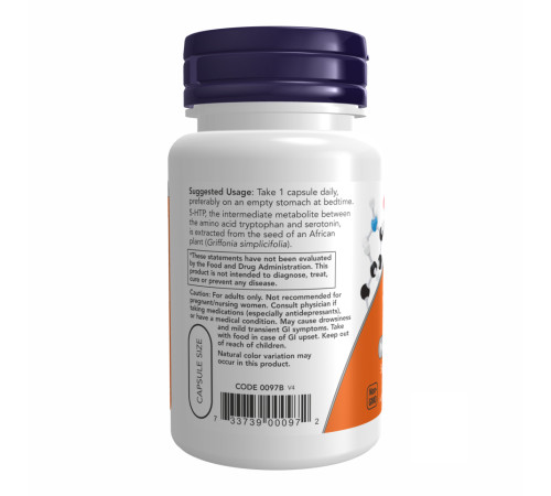 5-HTP 50mg Now Foods - 90 vcaps