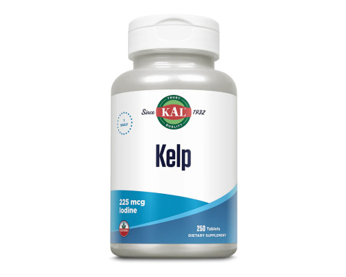 Келп, Kelp Iodine 225mcg - 250 таблеток