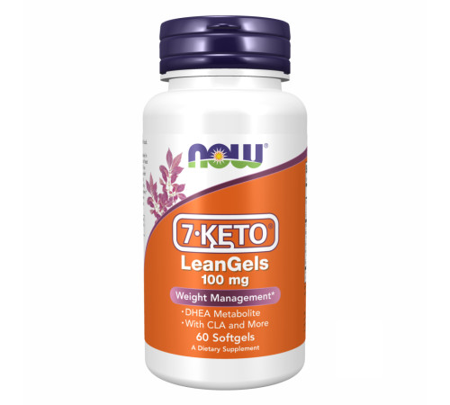 7-KETO LeanGels Now Foods 100 mg - 60 Softgels 7-KETO LeanGels Now Foods 100 mg - 60 Softgels