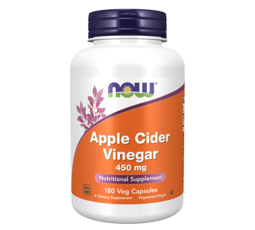 Apple Cider Vinegar Now Foods 450 mg - 180 vcaps Apple Cider Vinegar Now Foods 450 mg - 180 vcaps