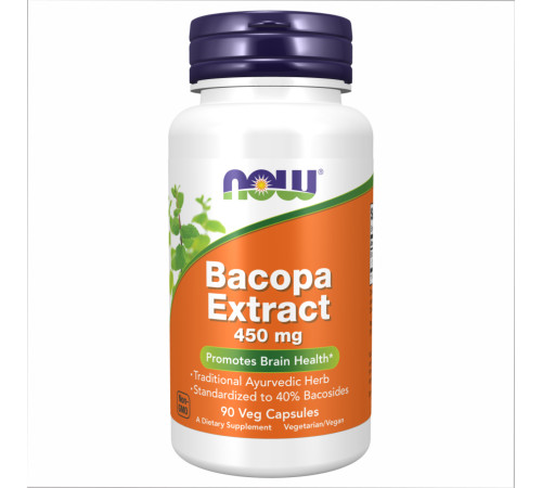 Bacopa Extract Now Foods 450 mg - 90 vcaps