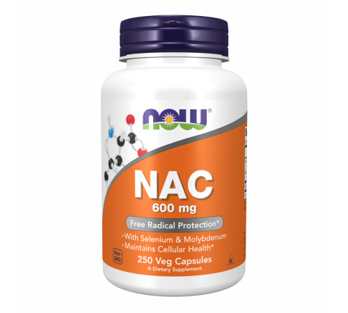 N-ацетилцистеїн Nac-Acetyl Cysteine 600мг - 250 капсул