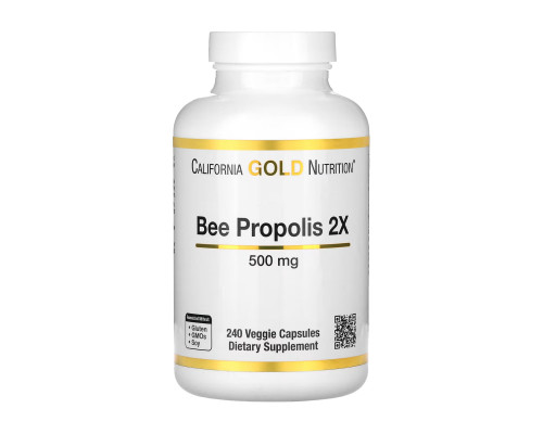 Бджолиний прополіс Bee Propolis 2X 500mg - 240 капсул