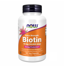 Біотин BIOTIN 10мг (10,000мкг) - 120 капсул