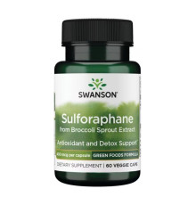 Sulforaphane from Broccoli Sprout Extract 400 mcg - 60veg caps