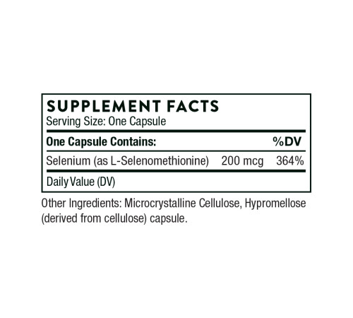Селен - Selenium 200мкг (60 капсул) Селен - Selenium 200мкг (60 капсул)