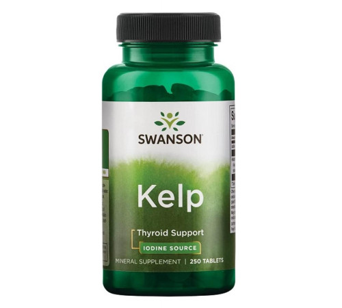 Kelp Iodine Source 225 mcg - 250 Tabs Per Bottle Kelp Iodine Source 225 mcg - 250 Tabs Per Bottle