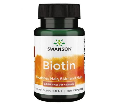 Biotin 5000mcg - 100 caps Biotin 5000mcg - 100 caps