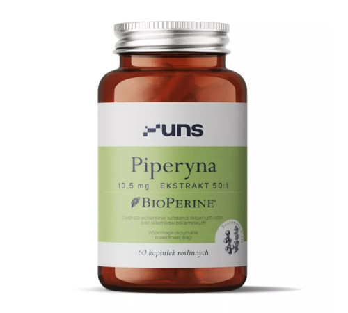 Piperyna UNS Vitamins - 60 caps Piperyna UNS Vitamins - 60 caps