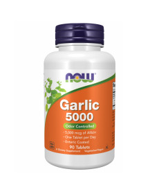 Garlic 5000 Enteric Now Foods - 90 tabs