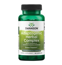 Adaptogenic Herbal Complex (Rhodiola Ashwagandha Ginseng) - 60caps