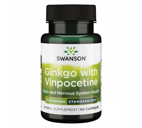 Ginko with Vinpocetine - 60caps Ginko with Vinpocetine - 60caps