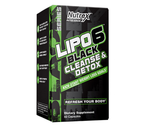 Lipo-6 Black Cleanse Detox - 60ct