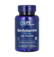 Бенфотіамін з тіаміном Benfotiamine with Thiamine 100мг - 120 капсул