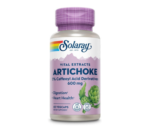 Екстракт листя артишок (Artichoke Leaf Extract) 600мг - 60 капсул