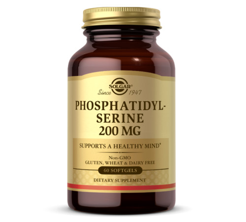 Фосфатидилсерин (Phosphatidylserine) 200мг - 60 капсул Фосфатидилсерин (Phosphatidylserine) 200мг - 60 капсул