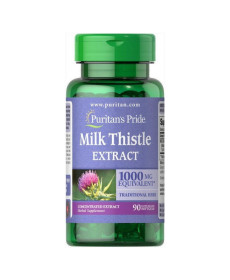 Milk Thistle 4:1 Extract 1000mg - 90softgels.