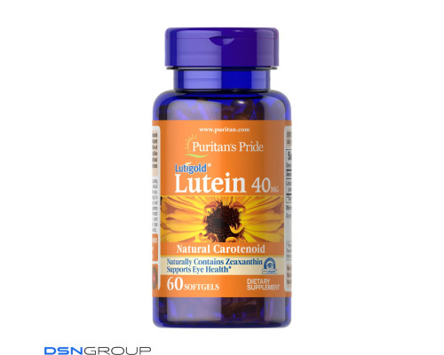 Лютеїн із зеаксантином Lutein 40мг with Zeaxanthin - 60 капсул