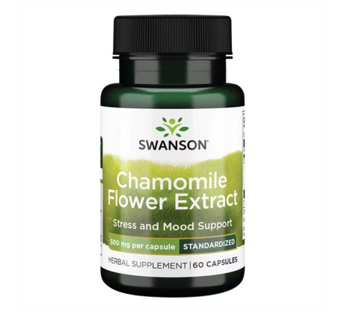 Chamomile Flower Extract Standardized Apigenin 500 mg - 60caps Chamomile Flower Extract Standardized Apigenin 500 mg - 60caps