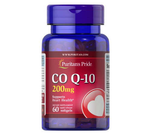 Q-SORB™ Co Q-10 200 mg - 60 Rapid Release Softgels