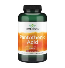 Pantothenic Acid 500mg - 250caps