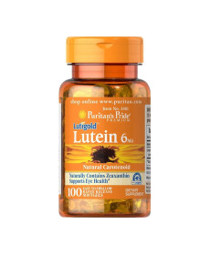 Лютеїн із зеаксантином Lutein 6мг with Zeaxanthin - 100 капсул