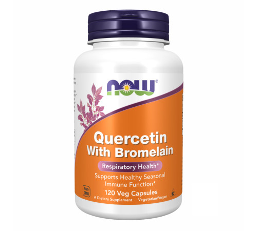 Кверцетин з бромелайном (Quercetin with Bromelain) 120 капсул Кверцетин з бромелайном (Quercetin with Bromelain) 120 капсул
