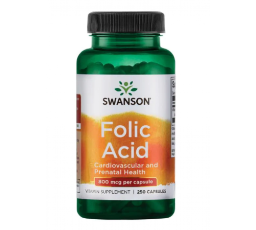 Folic Acid 800 mcg - 250 Caps Folic Acid 800 mcg - 250 Caps