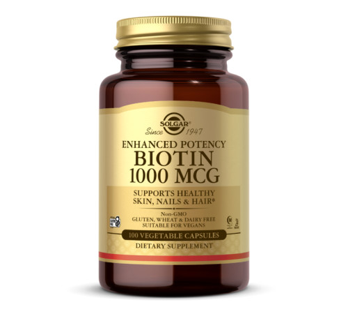 Біотин Biotin 1000мкг - 100 капсул