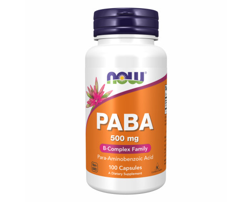 PABA Now Foods 500mg - 100 caps