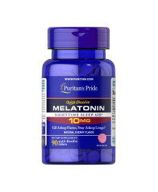 Quick Dissolve Melatonin 10 mg Cherry Flavor - 90 Tablets