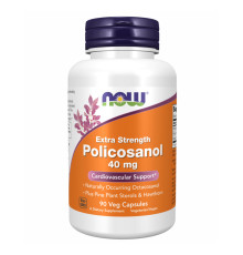 Policosanol Now Foods 40mg Plus - 90 vcaps