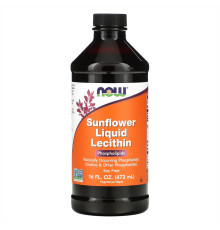 Рідкий соняшниковий лецитин (Sunflower Liquid Lecithin) 16 fl oz