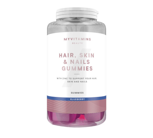 Hair Skin and Nails Gummies - 60 Gummies Blueberry Hair Skin and Nails Gummies - 60 Gummies Blueberry