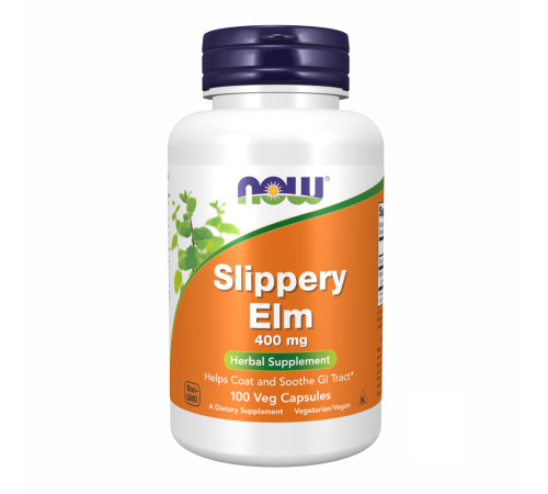 Slippery Elm New Foods 400 mg - 100 vcaps Slippery Elm New Foods 400 mg - 100 vcaps