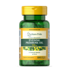 Evening Primrose Oil 500 mg with GLA - 100 Softgels