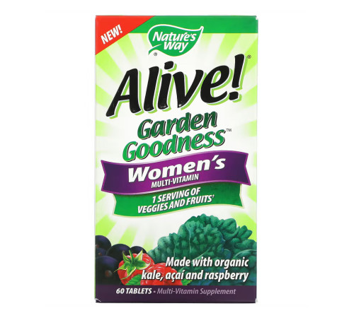 Alive Organic Garden Goodness Women - 60 tabs Alive Organic Garden Goodness Women - 60 tabs