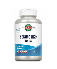 Betaine HCl Plus 250mg - 250 tabs