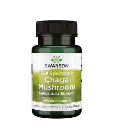 Повний спектр Гриб Чага Full Spectrum Chaga Mushroom 400мг - 60 капсул