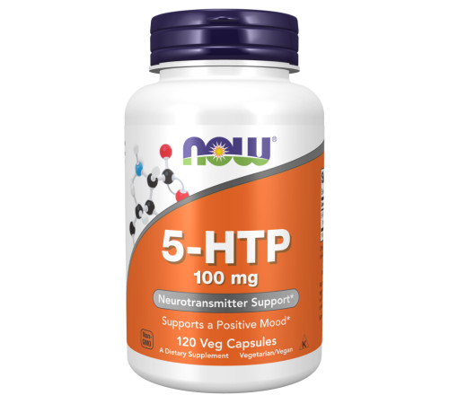 Гідрокситриптофан Now Foods 5-HTP 100мг - 120 капсул