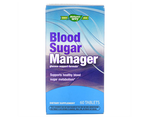 Blood Sugar Manager Nature's Way - 60 tabs