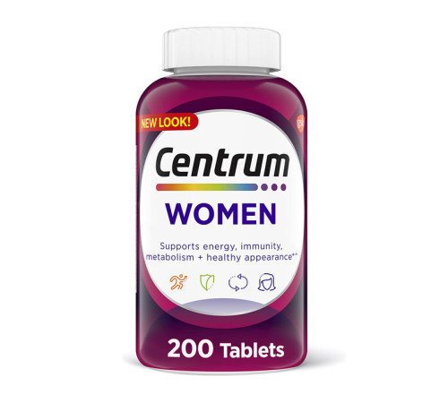 Мультивітаміни для жінок Centrum Women - 200 таблеток