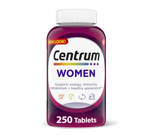 Мультивітаміни для жінок Centrum Women - 250 таблеток