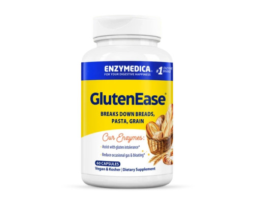 Ферменти для перетравлення глютену GlutenEase - 60 капсул