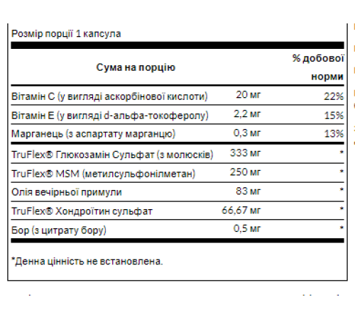 Добавка для підтримки суглобів Joint Care - 120 капсул