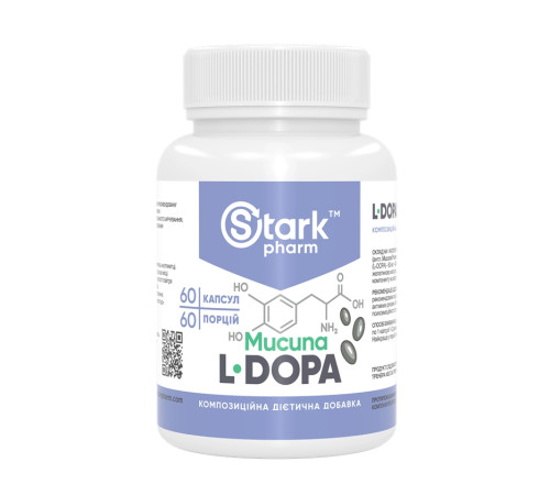 Екстракт мукуни L-Dopa Mucuna 400мг - 60 капсул